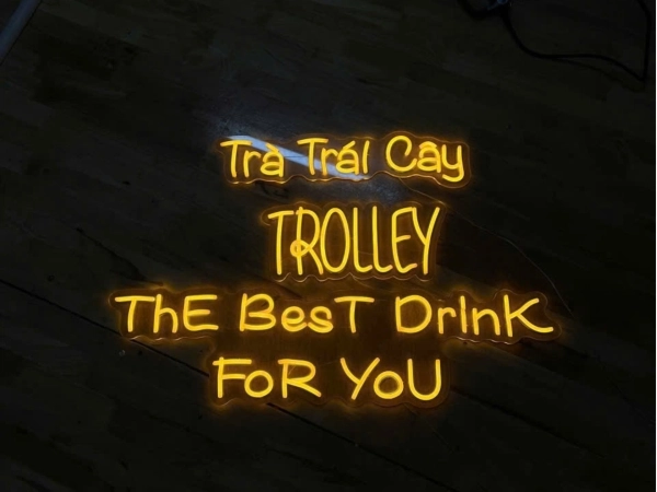 Bảng hiệu Trà trái cây