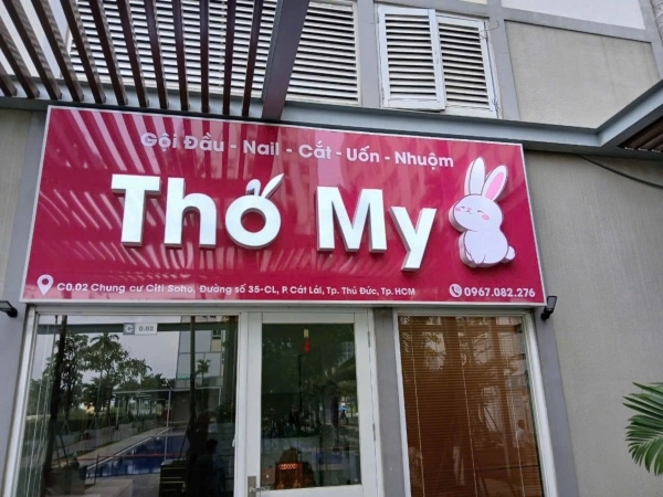 Bảng hiệu Nail Thỏ My